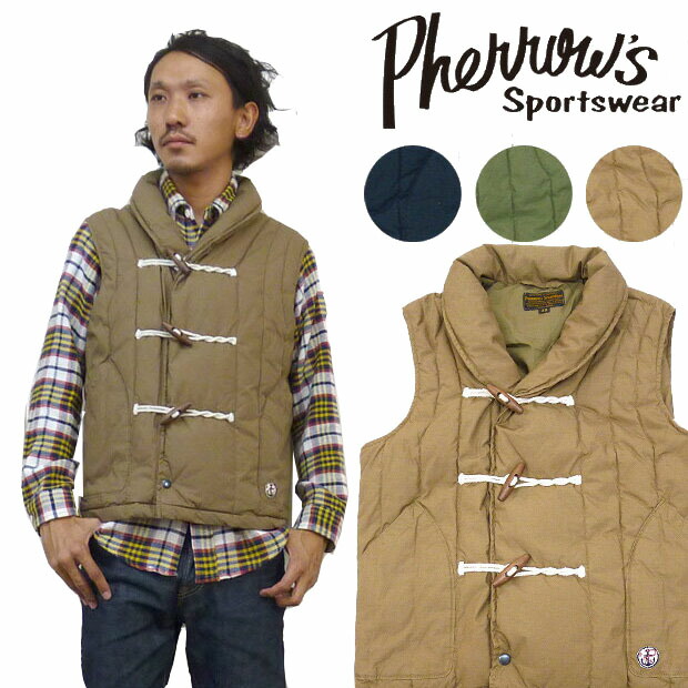 楽天市場】フェローズ Pherrow's ベスト U.S.NAVY ショールカラー 中綿