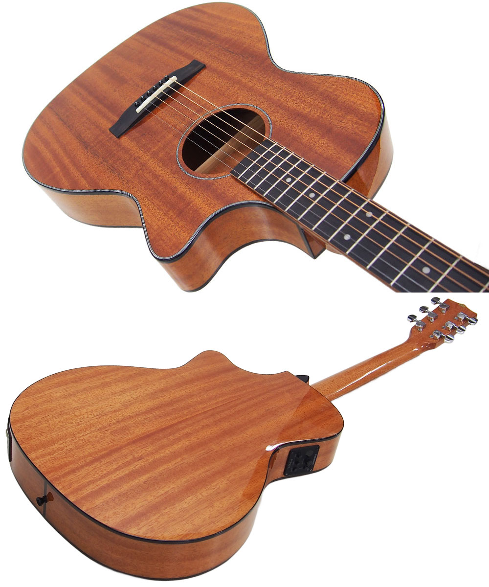 楽天市場】KALA KA-GTR-MTS-E 表板 マホガニー 単板 カラ エレアコ