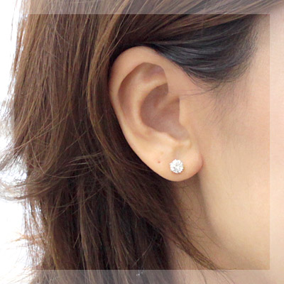 楽天市場】ダイヤ ピアス 1カラット【中央宝石研究所ソーティング付