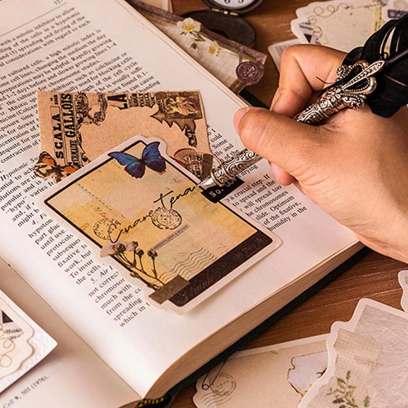 楽天市場】NS086 紙物素材 メモ ラベル タグ 手紙 コラージュ 素材