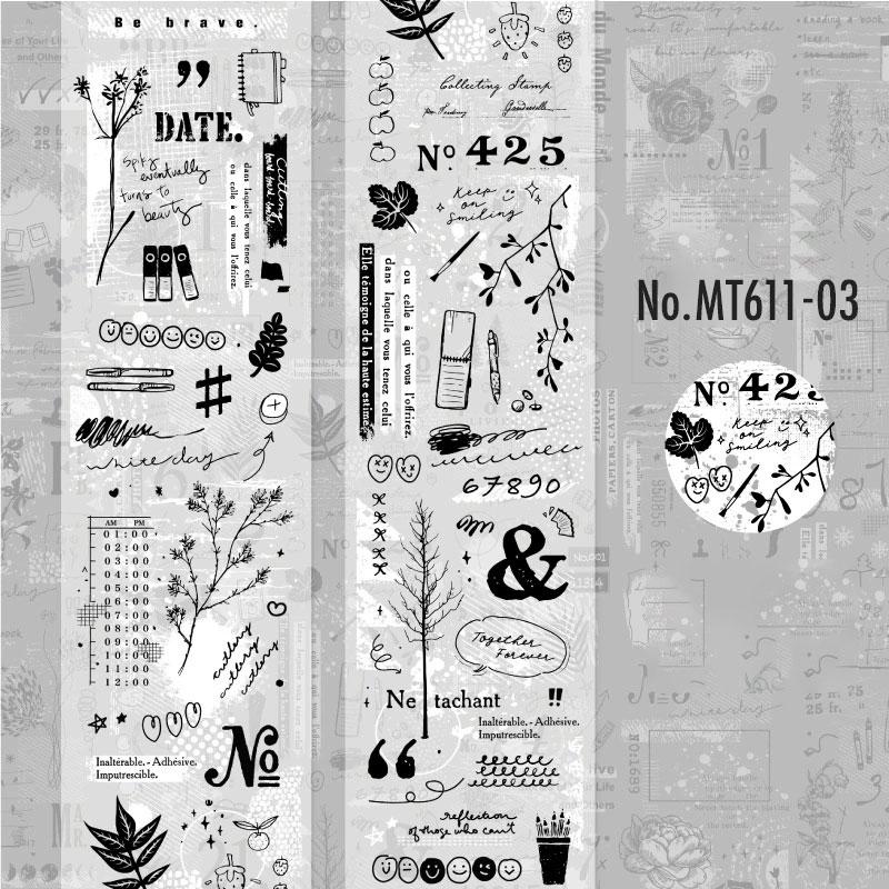 楽天市場】MT611 硫酸紙 おしゃれ デザイン イラスト モノクロ 数字