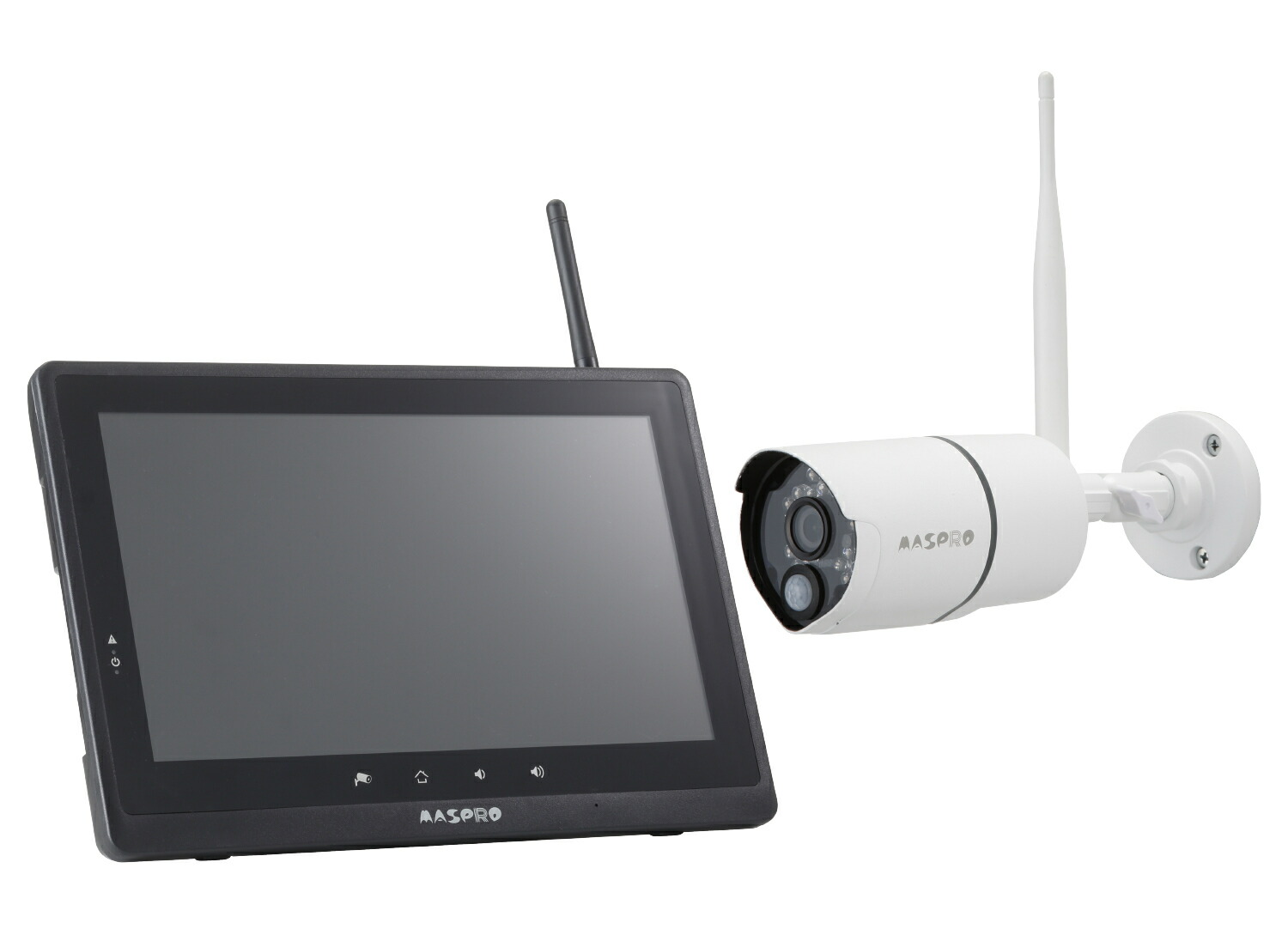 楽天市場】MASPRO マスプロ WC3A10ML モニター＆ワイヤレスHDカメラ