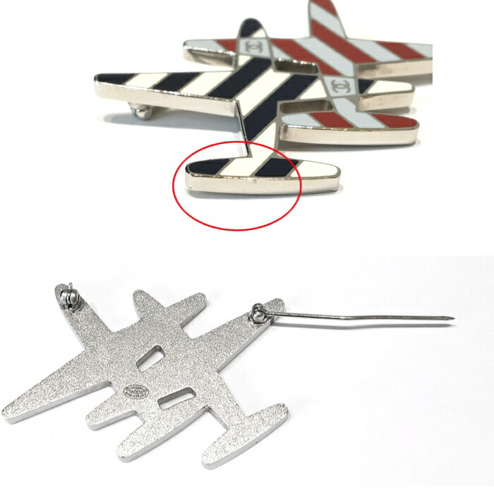 楽天市場】【中古】CHANEL（シャネル） エアライン 飛行機 ブローチ