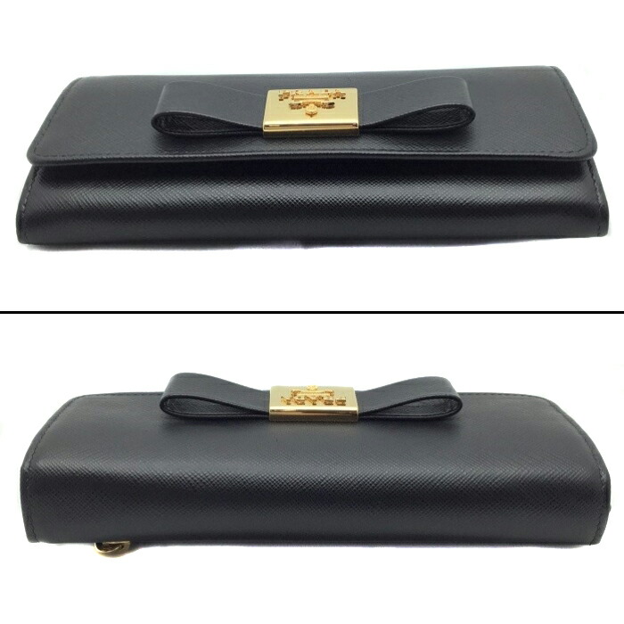 楽天市場】【中古】 PRADA (プラダ) 1MH132 長財布 パスケース付き