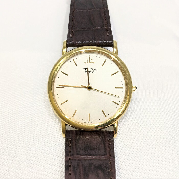 楽天市場】【中古】 SEIKO （セイコー） クレドール 8J81-7000 18KT 18