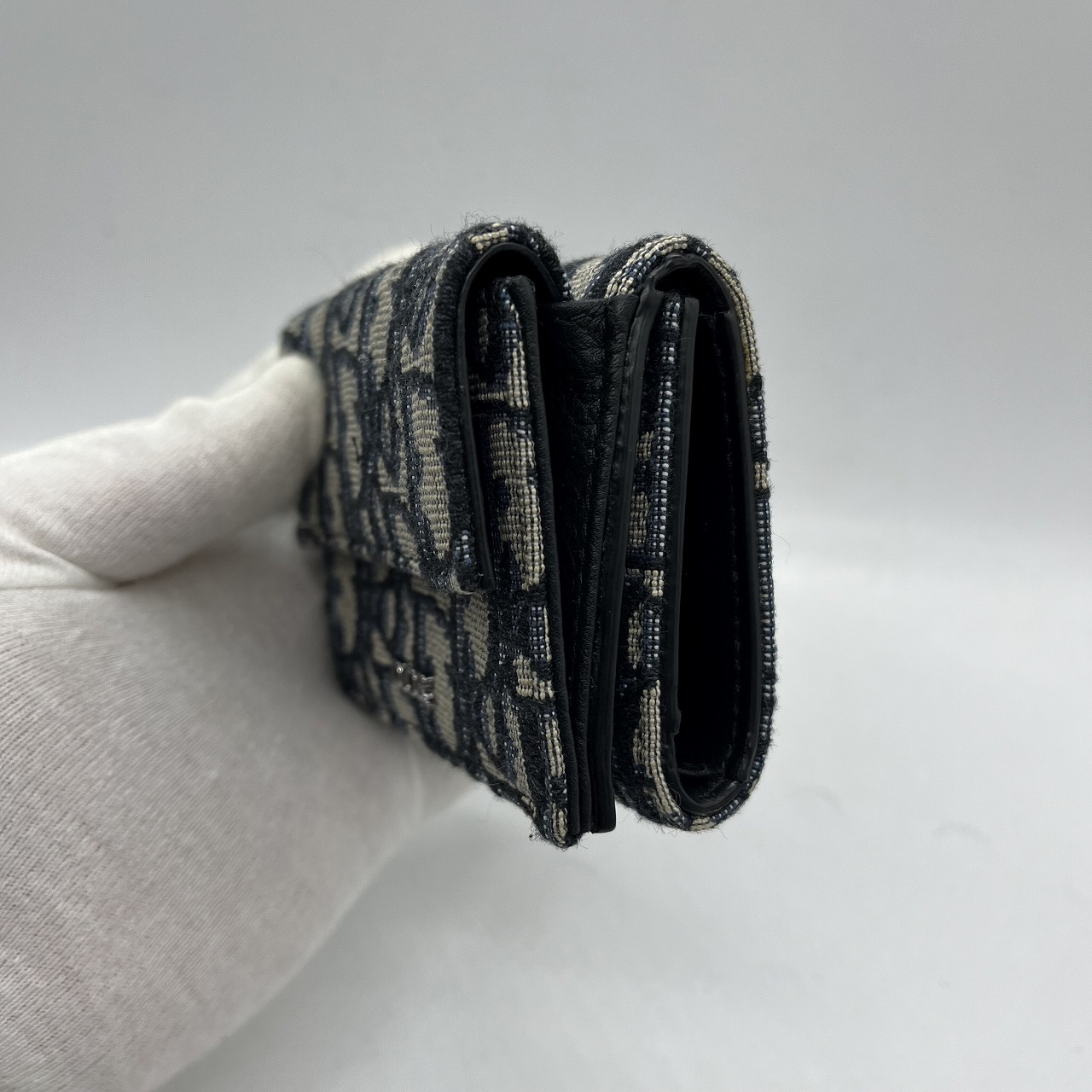 楽天市場】DIOR ディオール オブリークジャガード3つ折りウォレット