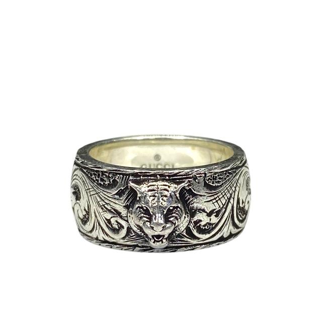 楽天市場】【未使用】GUCCI グッチ キャットヘッド リング 指輪