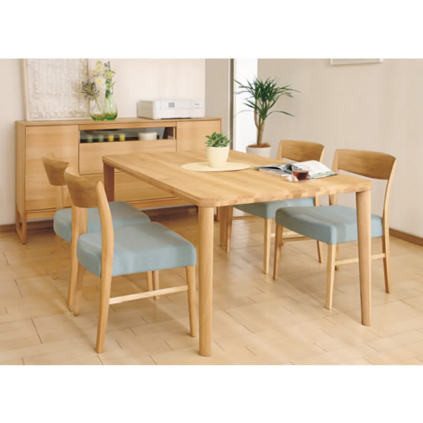 楽天市場】カリモク ダイニングテーブル 4本脚 幅1350×奥行850×高さ660