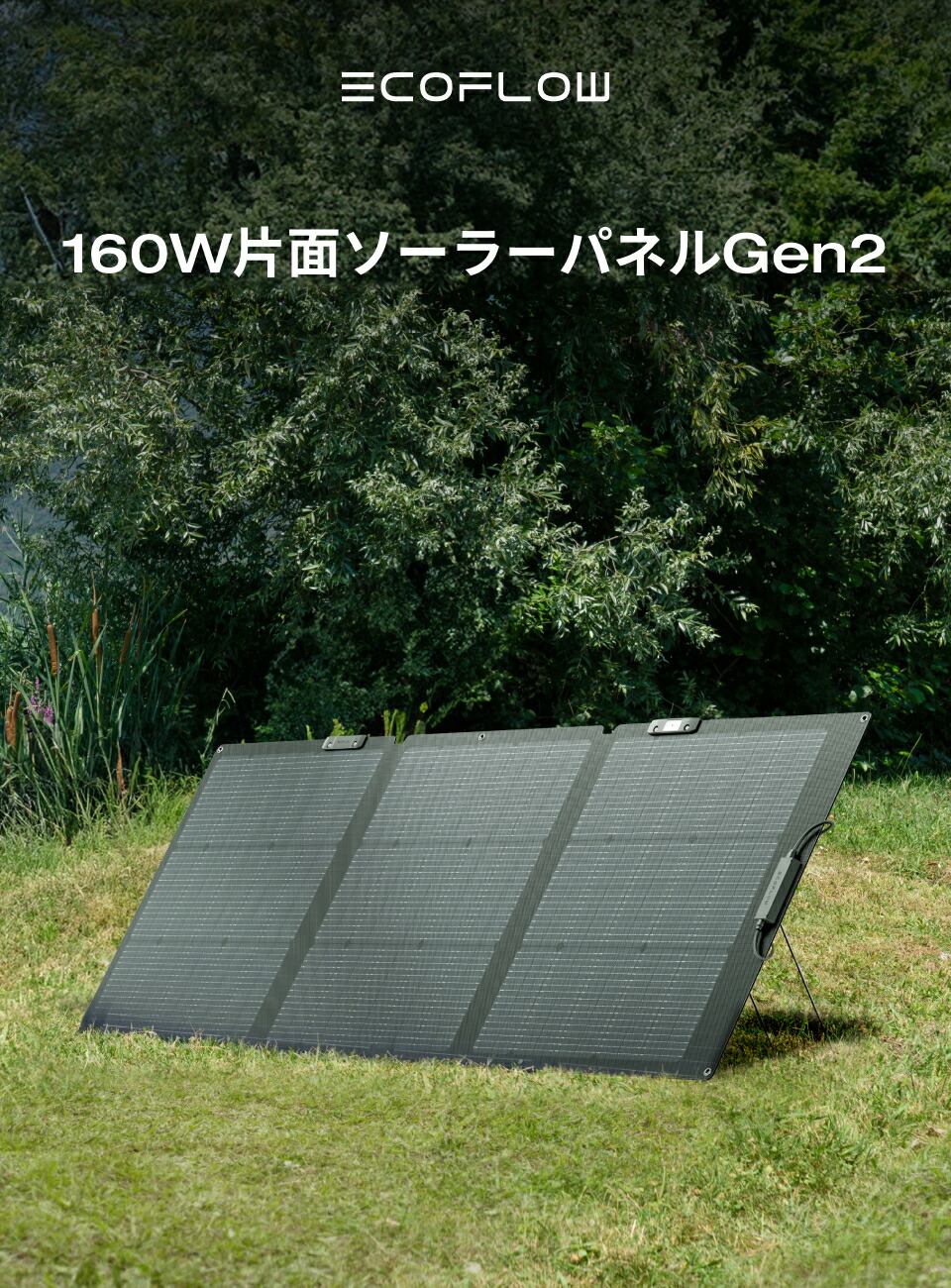 楽天市場】EcoFlow ソーラーパネル 160W片面Gen2 ソーラー充電器 太陽