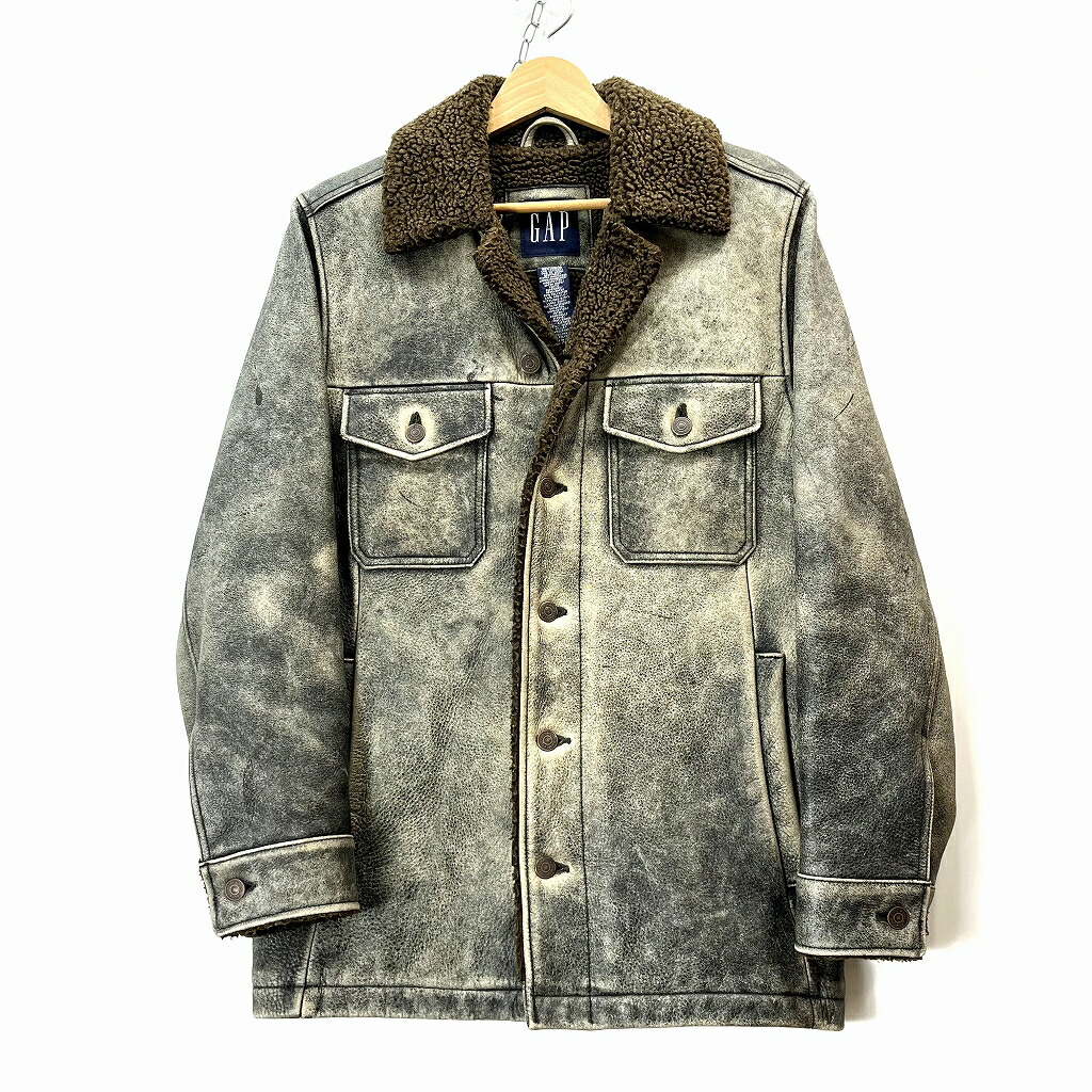 楽天市場】【中古】 GAP ギャップ オールドギャップ レザージャケット