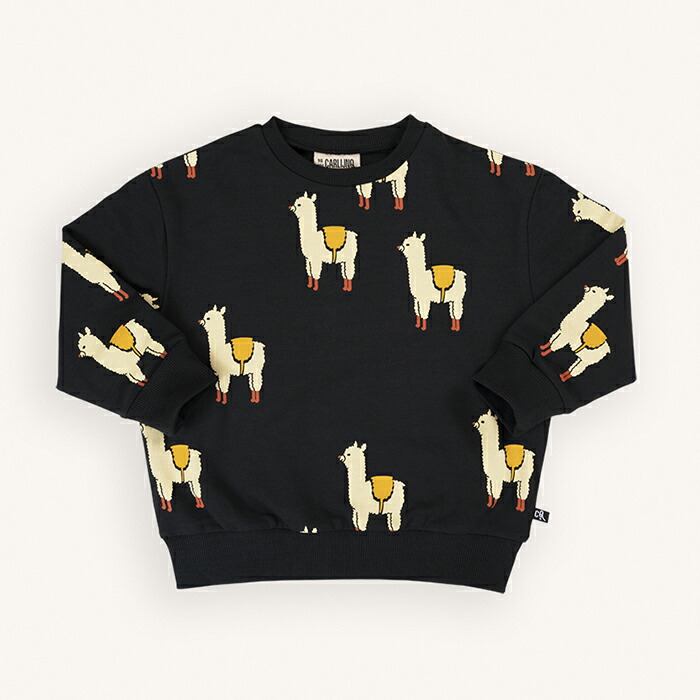 楽天市場】CarlijnQ カーラインク アルパカ柄 スエット 女の子 男の子