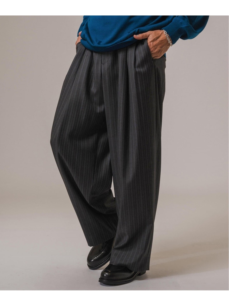 楽天市場】LA BOUCLE(ラブークル) Loro Piana Fabric ワイドパンツ