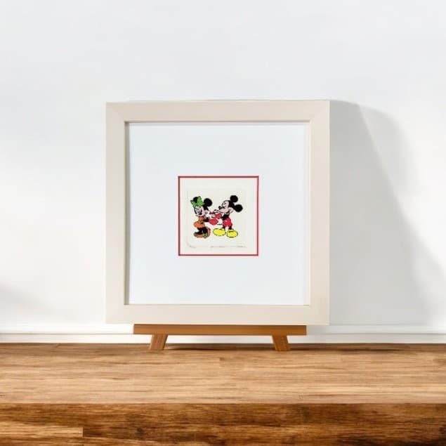 楽天市場】【特典付き！】ディズニー 絵画 ミッキー ミニー 24cm