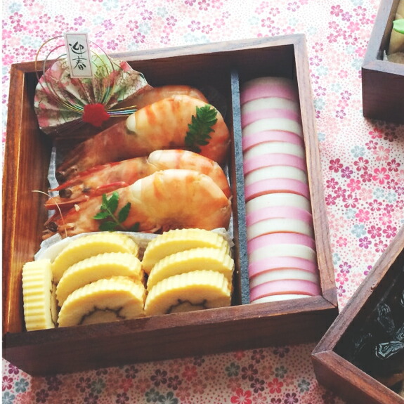 楽天市場】重箱 木製 三段【19.5cm】仕切り付き うるし塗 お重 お重箱