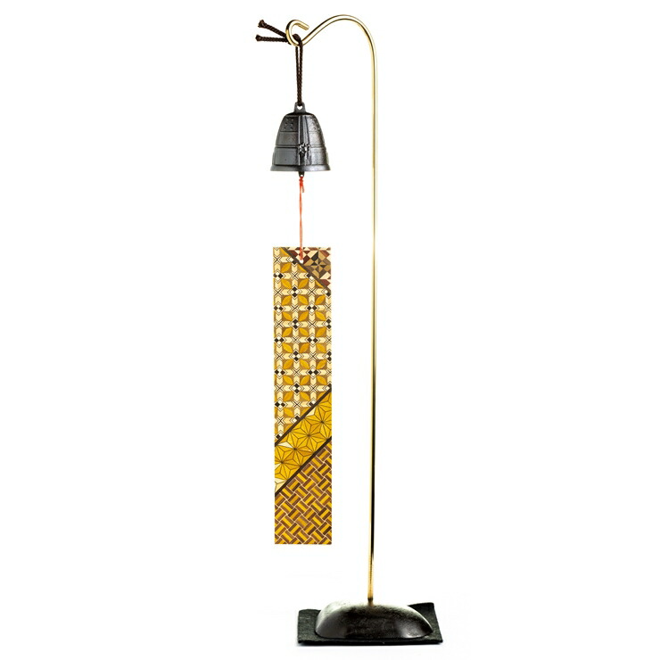 楽天市場】【ふるさと納税】砂張 吊鐘風鈴 寄木短冊付き 鋳物掛台