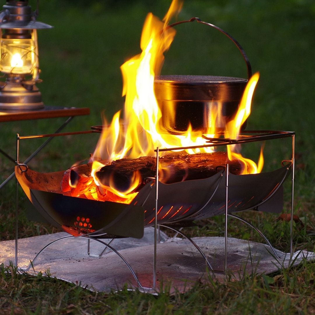 楽天市場】【ふるさと納税】[ベルモント]焚き火台 TABI BASE 網付 五徳