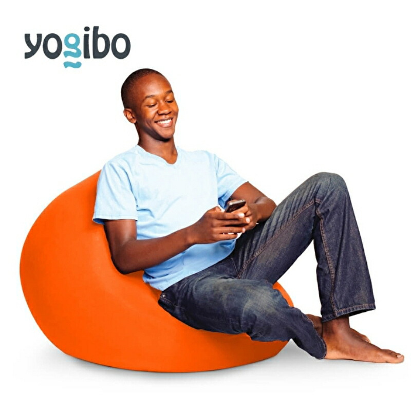 楽天市場】ヨギボー（カラーオレンジ）（ビーズクッション｜インテリア