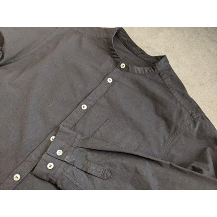 楽天市場】【ふるさと納税】OSOCU 知多木綿 黒染め バンドカラーシャツ