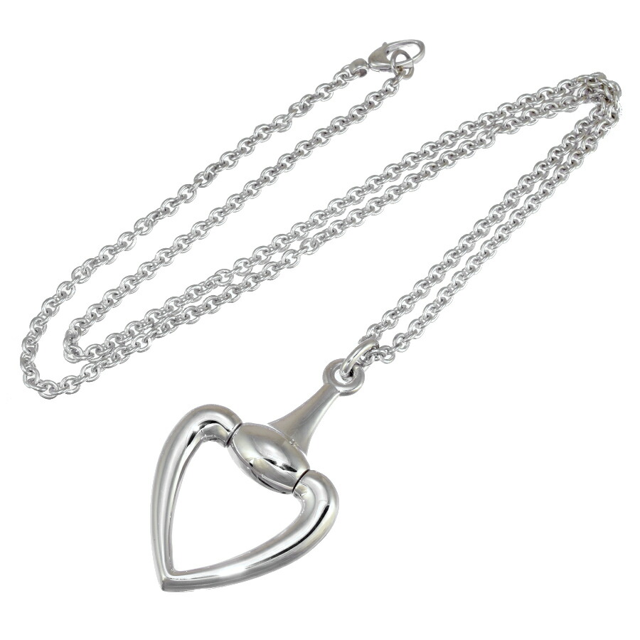 楽天市場】【中古】新品同様 グッチ ホースビット ハート ペンダント