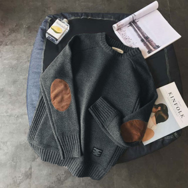 楽天市場】ニットセーター メンズ ニット 長袖 セーター クルーネック