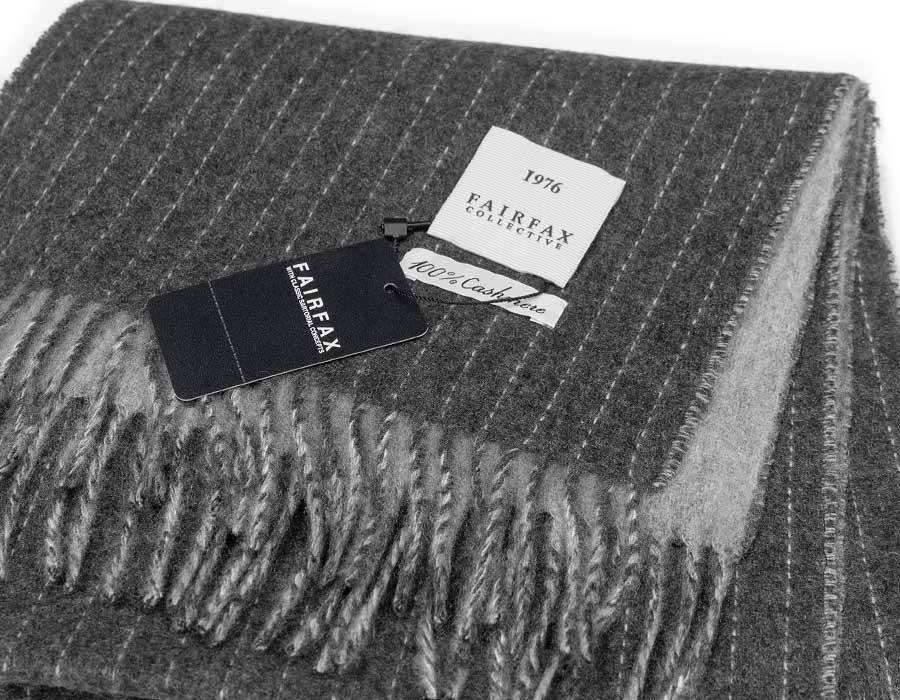 楽天市場】□TRAD SALE！FAIRFAX / フェアファクス カシミヤマフラー