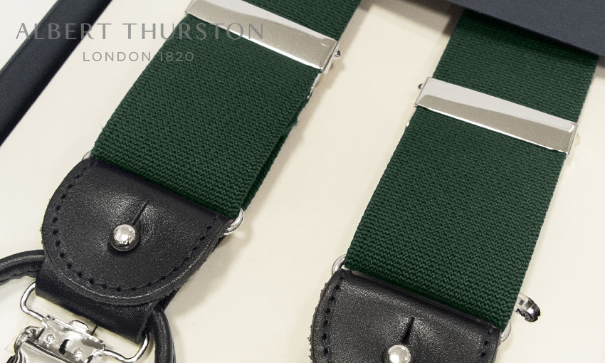 楽天市場】アルバートサーストン サスペンダー グリーンの通販