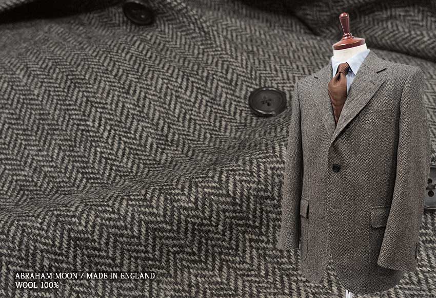 楽天市場】[秋冬] 3ツ釦段返り 英国 [ ABRAHAM MOON ] ツイード