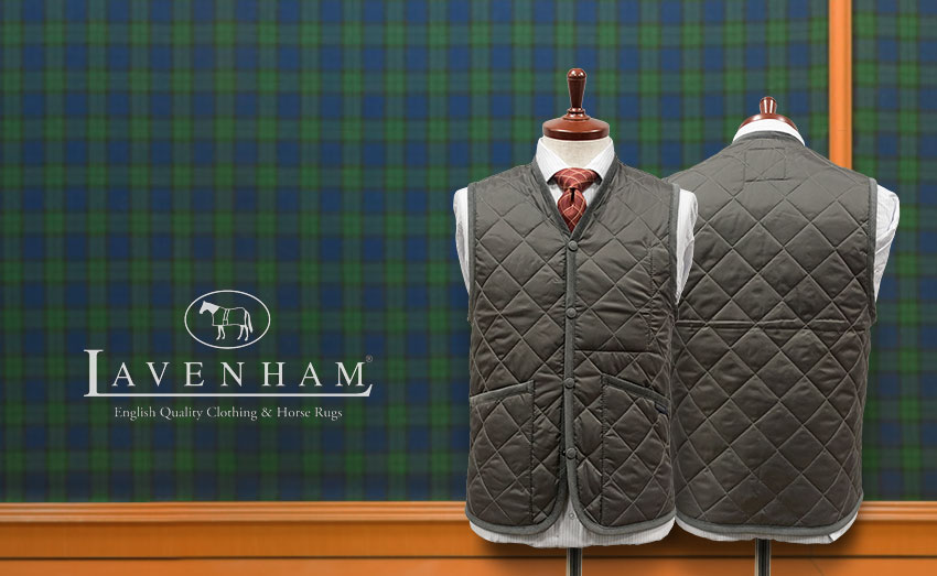 LAVENHAM DUBLIN MENS RC グレー 40（L）サイズ LAVENHAM（ラベンハム