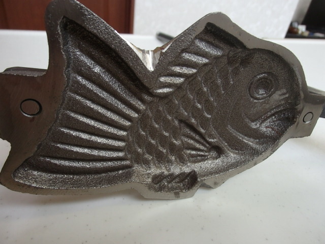 楽天市場】本職用 新型 元祖たい焼き 一丁焼き(一匹用) （ウロコ大きめ