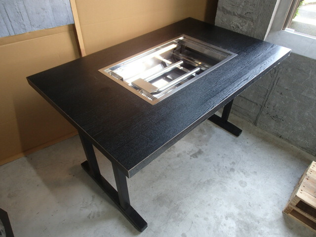 楽天市場】都市ガス用 お好み焼き テーブル 6人用 お好み焼台 1600×750