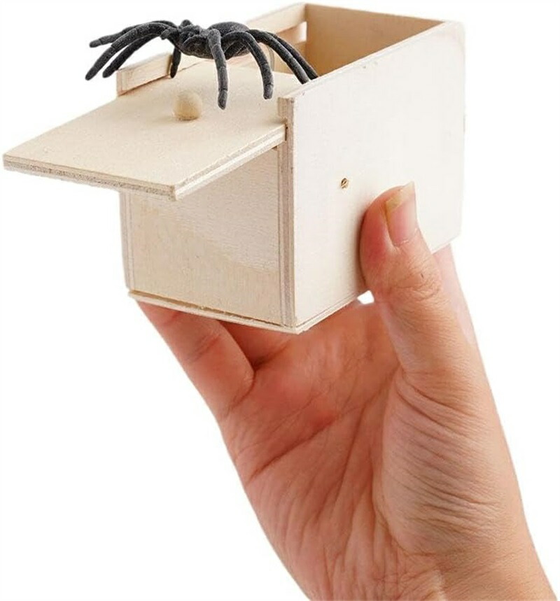 楽天市場】蜘蛛 びっくり箱 スパイダーいたずら恐怖箱 いたずら