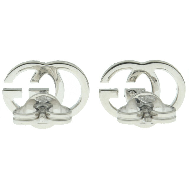 楽天市場】（新品仕上げ済）グッチ GUCCI ダブルG ダイヤ ピアス K18