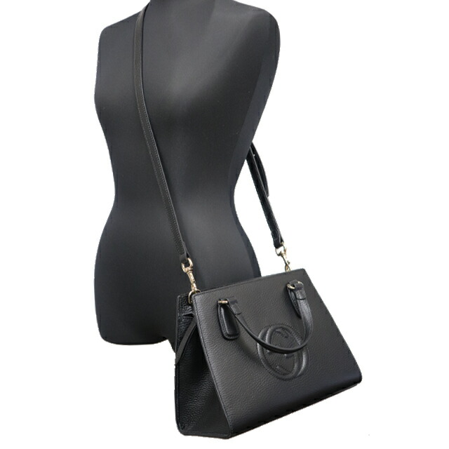 楽天市場】（美品）グッチ GUCCI ソーホー 2way ハンドバッグ 黒