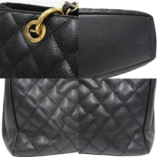 楽天市場】シャネル CHANEL GST チェーン トート バッグ 黒 ブラック