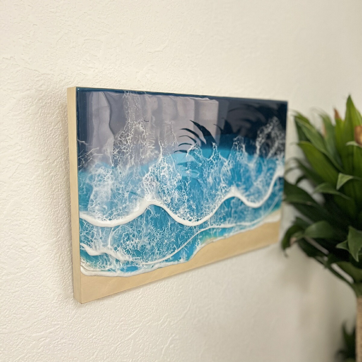 楽天市場】【アートパネル】 オーシャンアート 荒波 20cm×30cm レジン