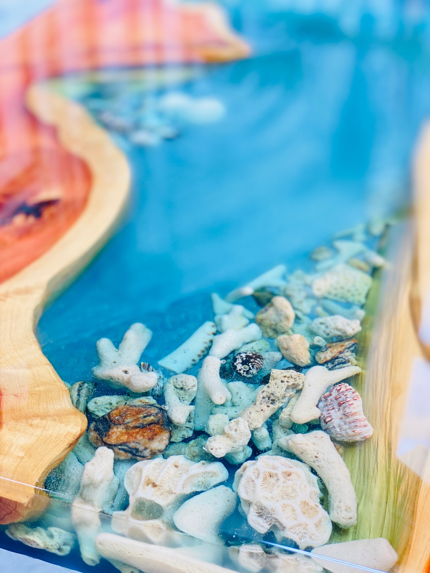 楽天市場】【レジンテーブル】 サイドテーブル 60cm×45cm×H30 日本製