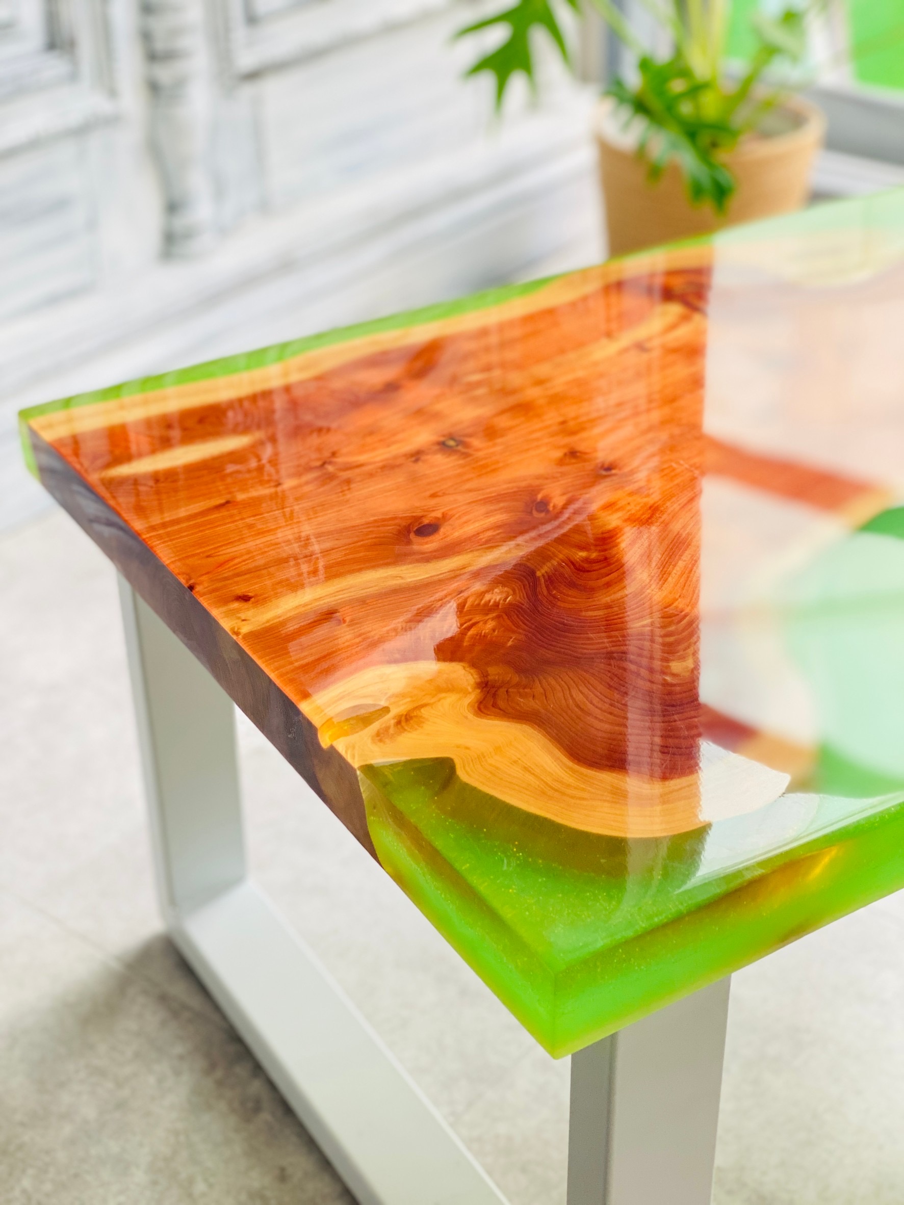 楽天市場】【レジンテーブル】 サイドローテーブル 60cm×45cm×H30