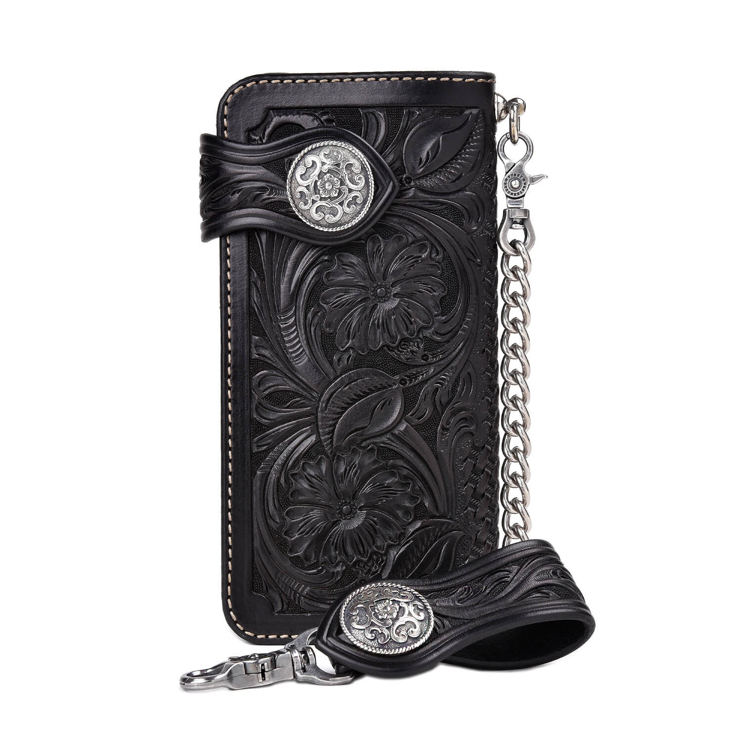 FUNNY カービングレザー 長財布とホルダーセット FUNNY カービング