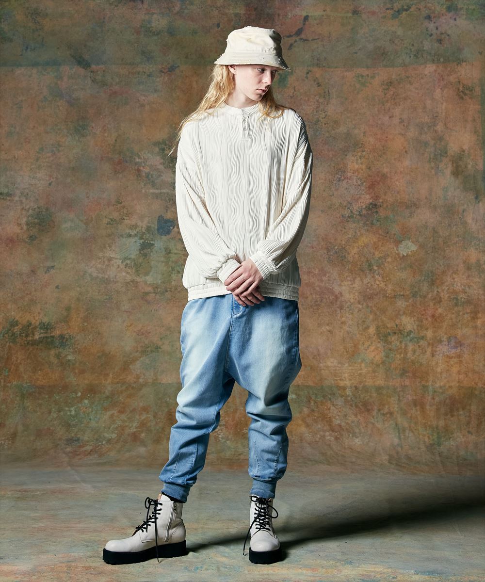 楽天市場】glamb グラム Knit Sarrouel Denim / ニットサルエルデニム