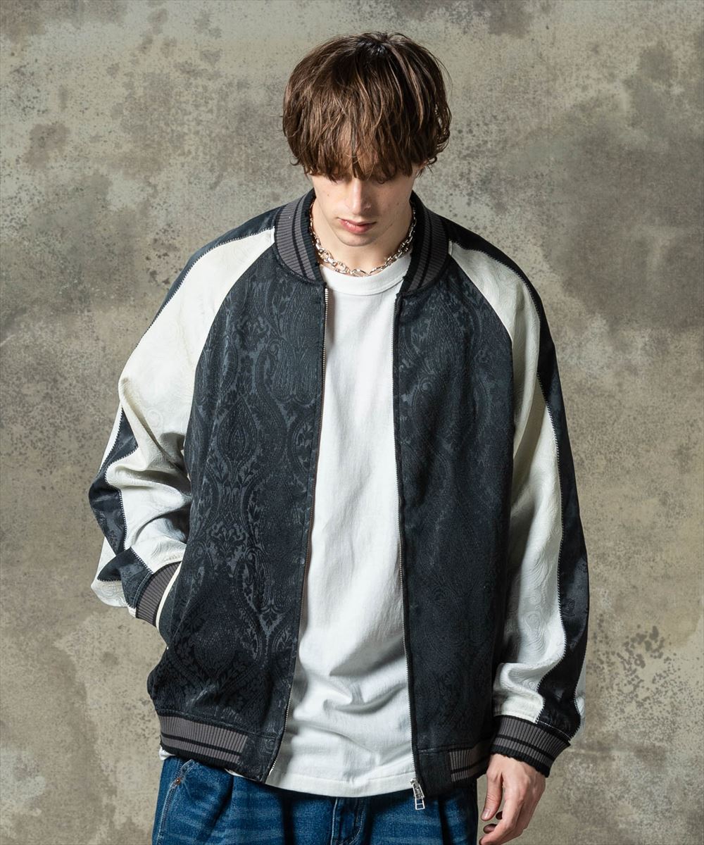 楽天市場】glamb グラム Aging Paisley Ska Jumper / エイジング