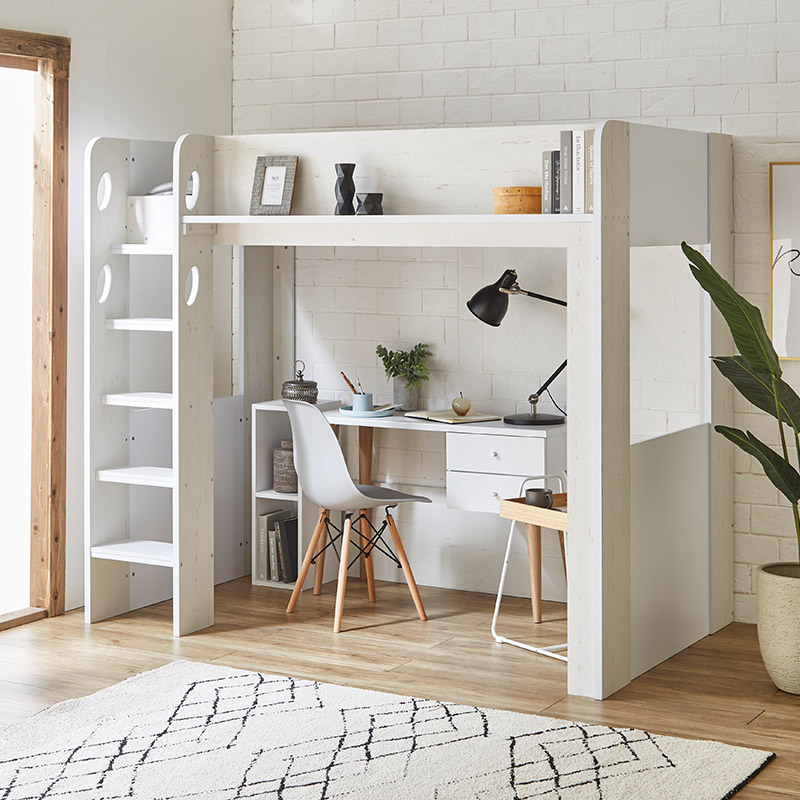 楽天市場】ロフトベッド シングル ハイタイプ 大人 ロフト ベッド 大人