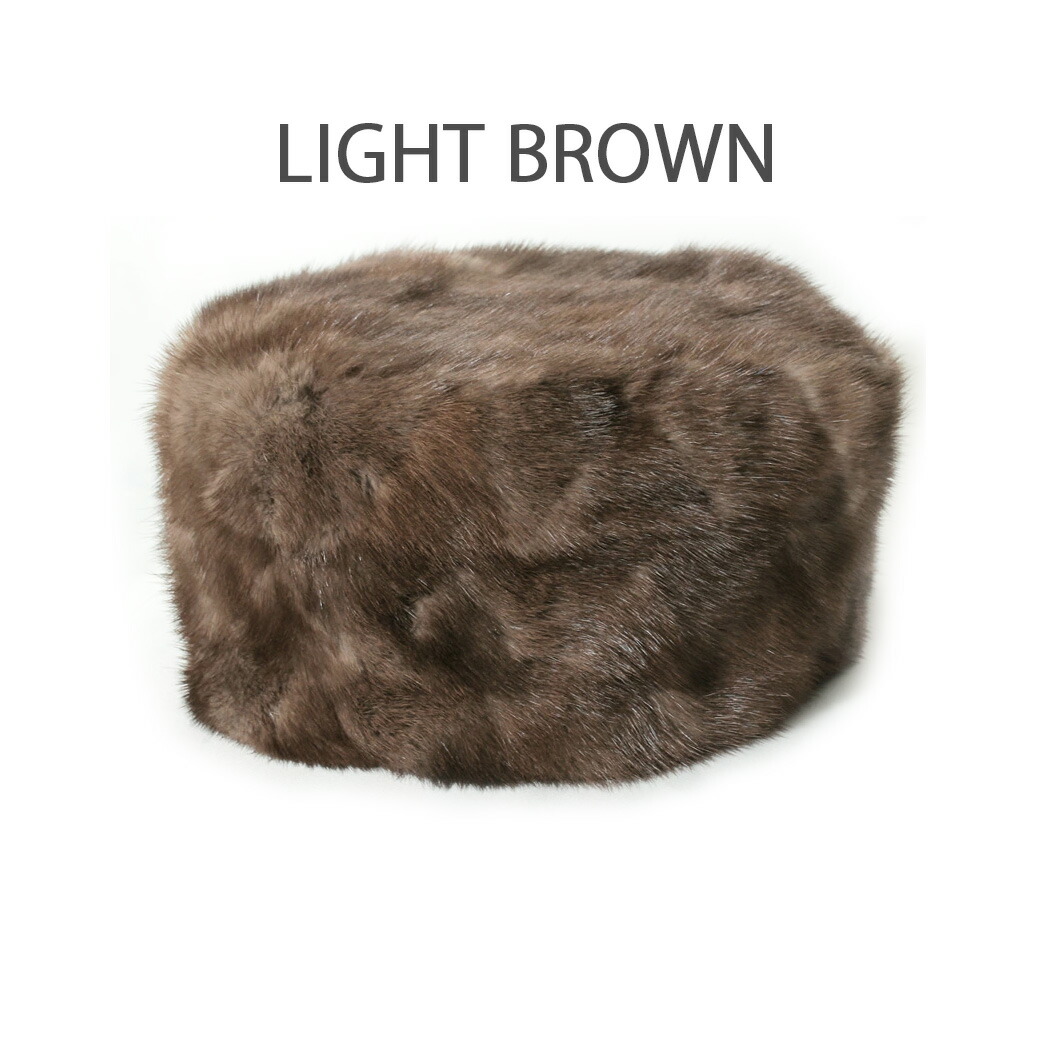 楽天市場】【ミンクロシアパッチ帽子】丁寧に作り上げたミンク帽子送料