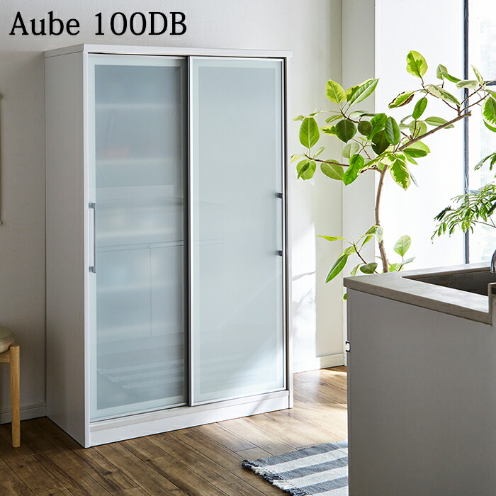 楽天市場】【スーパーSALE大特価！11日1:59】 食器棚 100 両ガラス 扉