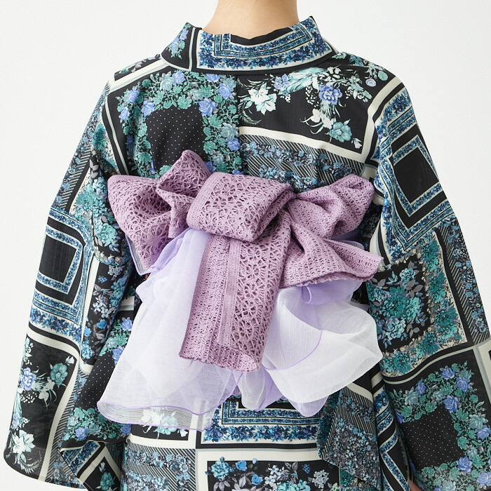 楽天市場】半巾帯「 コットンレース半巾帯 」公式 ふりふ 浴衣帯 半幅