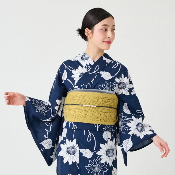 楽天市場】浴衣単品「 NaturalFurifu ひまわり 」公式 ふりふ ゆかた