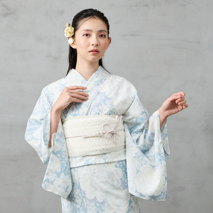 楽天市場】浴衣単品「 花とあんみつ 」公式 ふりふ 洗える 浴衣 洗える