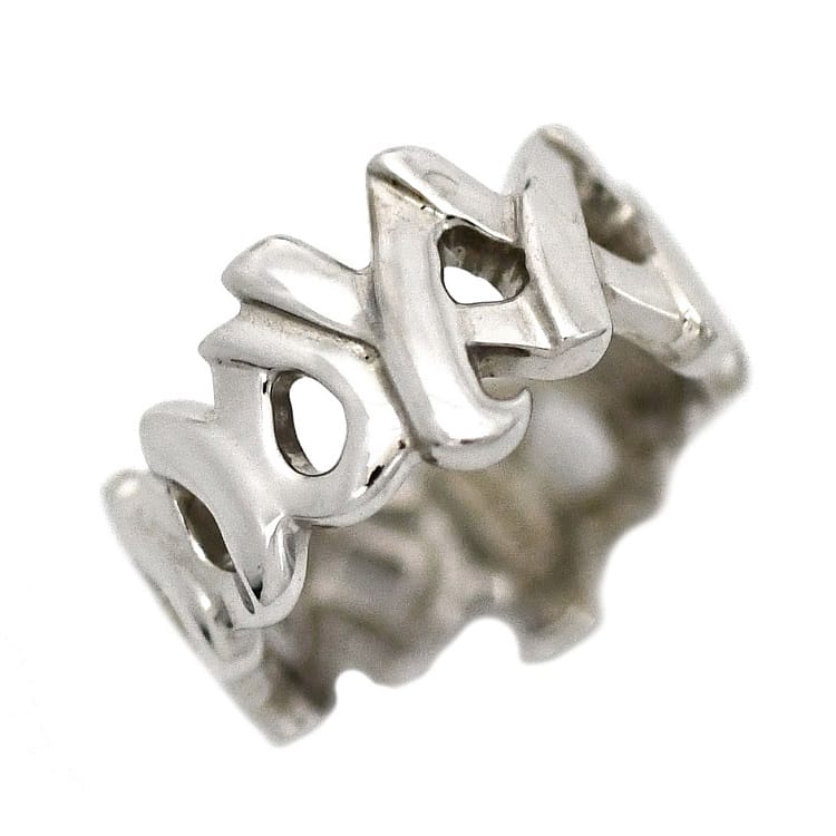 シズク ティファニー ファイブクロス シルバーリング 7号 Tiffany&Co