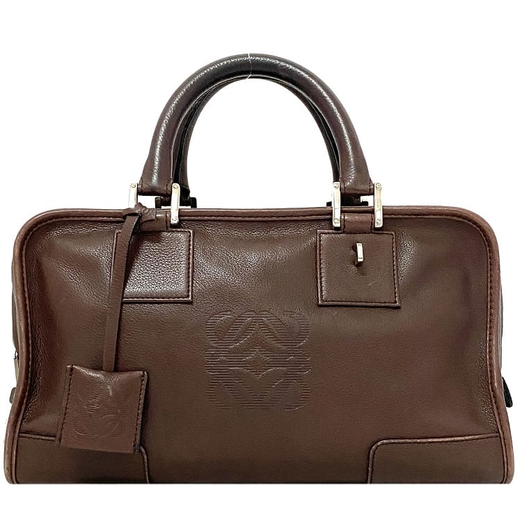 楽天市場】【送料無料】 ロエベ ハンドバッグ アマソナ 30 ブラウン