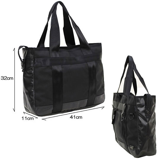 楽天市場】ポーター ヒート トートバッグ 703-07966 ブラック 10 吉田