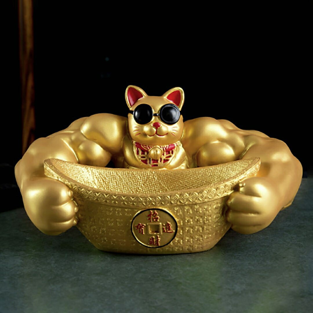 楽天市場】【期間限定DEALポイントバック15％】風水 置物 マッスル